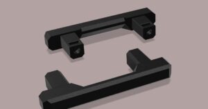 GEN2 Decor Handle - Adapted for 12mm screws! (DWP_Remix)