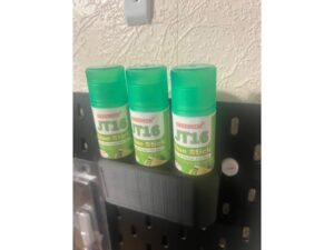 Glue stick holder for SKADIS Pegboard by kriss215
