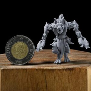 Gnoll Warrior with Axes  The Fisi Tribe of Whirlworld 3D Model