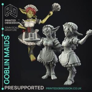 Goblin Maids - Goblins - Illustrated and Stats 3D Model