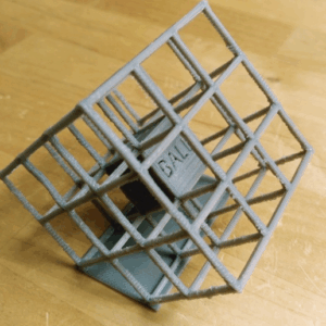 Grid print with FUN BALL or CUBE