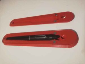 HUION drawing pen PW517 carrying case w/ penholder. by RavenHackberry