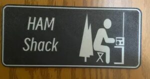 Ham Shack Door Sign