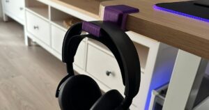 Headphone holder for Desk 25mm