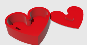 Heart shaped Jewl box by Jonas Poulsen | Download free STL model
