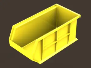 Home Appliance Accessories STL Download - Plastic Hanging Storage Binby MR AnyCAD