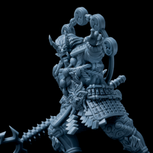 Japanese Lightning Oni 3D Model