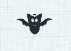 Jewelry & Accessories STL Download - Halloween Bat Earringsby XpertPrinting