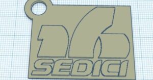 Keychain Fiat Sedici by rafknaf | Download free STL model