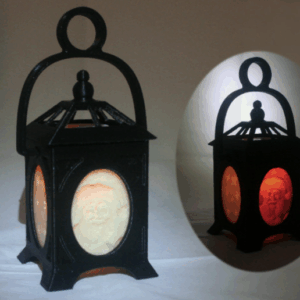 LED Holiday Litho-Lantern