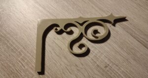 Lantern/plaque support