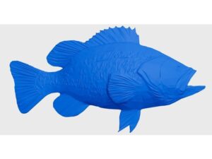 Largemouth Bass 3D Relief by CedarandSteel