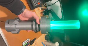 Lego Inspired Lightsaber Desk Lamp by Ian Black | Download free STL model