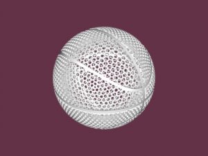 Lightweight basketball free 3d model - download stl file 3D Model
