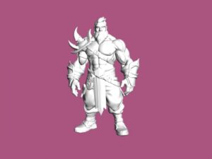 LoL Viking free 3d model - download stl file 3D Model