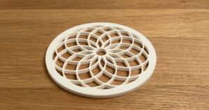 Lotus Mandala Coaster by fifindr | Download free STL model