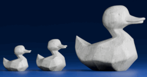 Low-Poly Duck Family by FreedomMaker | Download free STL model
