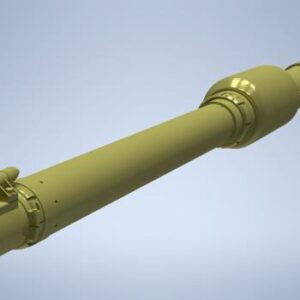 M256 120mm Smoothbore Gun Barrel for M1A1/M1A2 Abrams in 1/16 Scale 3D Model
