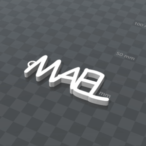 MAEL PERSONALIZABLE KEYCHAIN