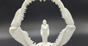 Megalodon Jawbone - Human Scale by Triple G Workshop | Download free STL model