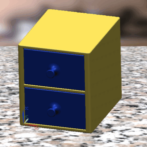Mini Storage Cabinet