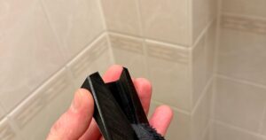 Modern towel holder wall mount for holding towels or other stuff to the wall or cabinets by STOK3D | Download free STL model
