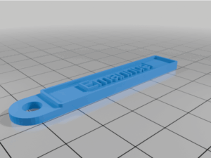 My Customized Name/Registration Plate Keyring by thomaslynnanvil