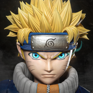 Naruto Classic - Bust 3D Model