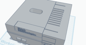 Nintendo Entertainment System remote holder with coaster storage