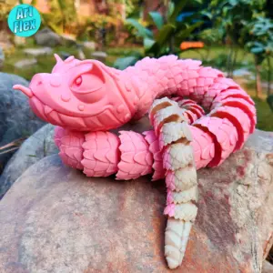 Other STL Download - ARTICULATED TOON VIPER SNAKEby ArtFlex