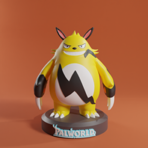 PALWORLD GRIZZBOLT FIGURE 3D Model