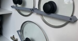 Pot lid holder/mount by steynBerens | Download free STL model