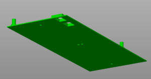 ReSpeaker lite base plate to be used in other projects by Bram Eikelboom | Download free STL model