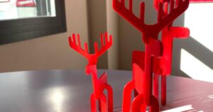 Red lipstick Reindeer. by Andres Infantes | Download free STL model