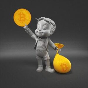 Richie bitcoin 3D Model