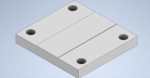 SC8UU mounting pad/plate 4mm by mmuzik | Download free STL model