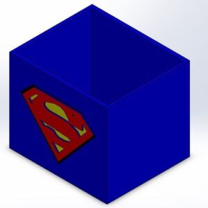 SUPERMAN PENCIL POT