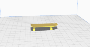 Skateboard with spinning wheels by DerRobba | Download free STL model