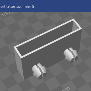 Slat support for bed frame