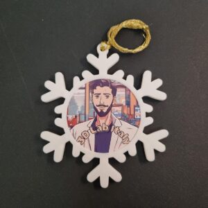 Snowflake-Shaped Photo Frame - 3D model by 3dLabItaly on Thangs