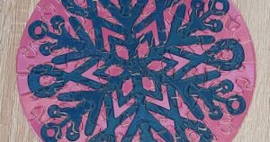 Snowflake jigsaw puzzle by Janerain | Download free STL model