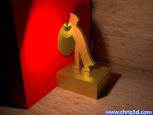 Spartan bookend @ Pinshape