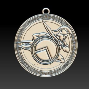 Spartan keychain