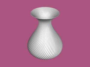 Spiral Vase free 3d model - download stl file 3D Model