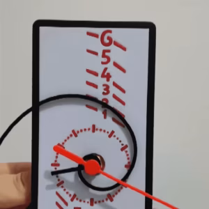 Stationery & Learning Tools STL Download - FIBONACCI SPIRAL CLOCKby HYPER3D