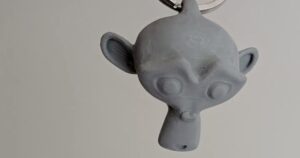 Suzanne Key Chain (Blender Monkey) by en_3d_design | Download free STL model