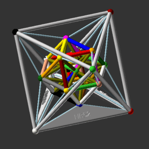 THE HYPERGRANATOEDRY(# 3DSPIRIT) Maths Art Design