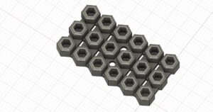 Toolgrid hex bit holder
