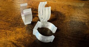 Tube / NEON holder 22mm (2versions) by BradmanTom | Download free STL model