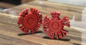 VALENTINES DAY FIDGET SPINNER (PRINT IN PLACE) by Sektor 7 Studios | Download free STL model